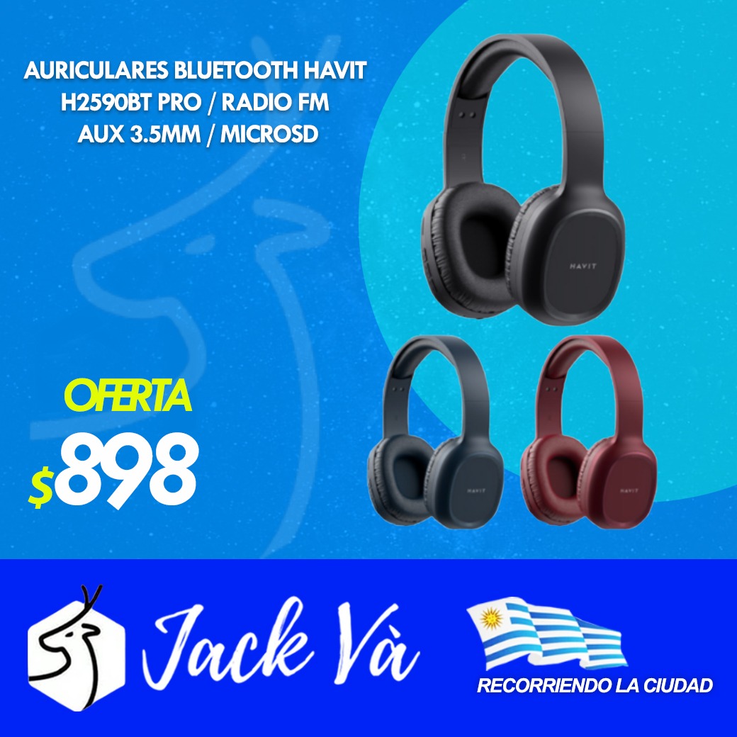 AURICULARES BLUETOOTH HAVIT H2590BT PRO, auriculares bluetooth - Técnologia